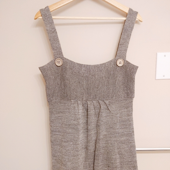 Gray Overall Dress - Picture 2 of 7